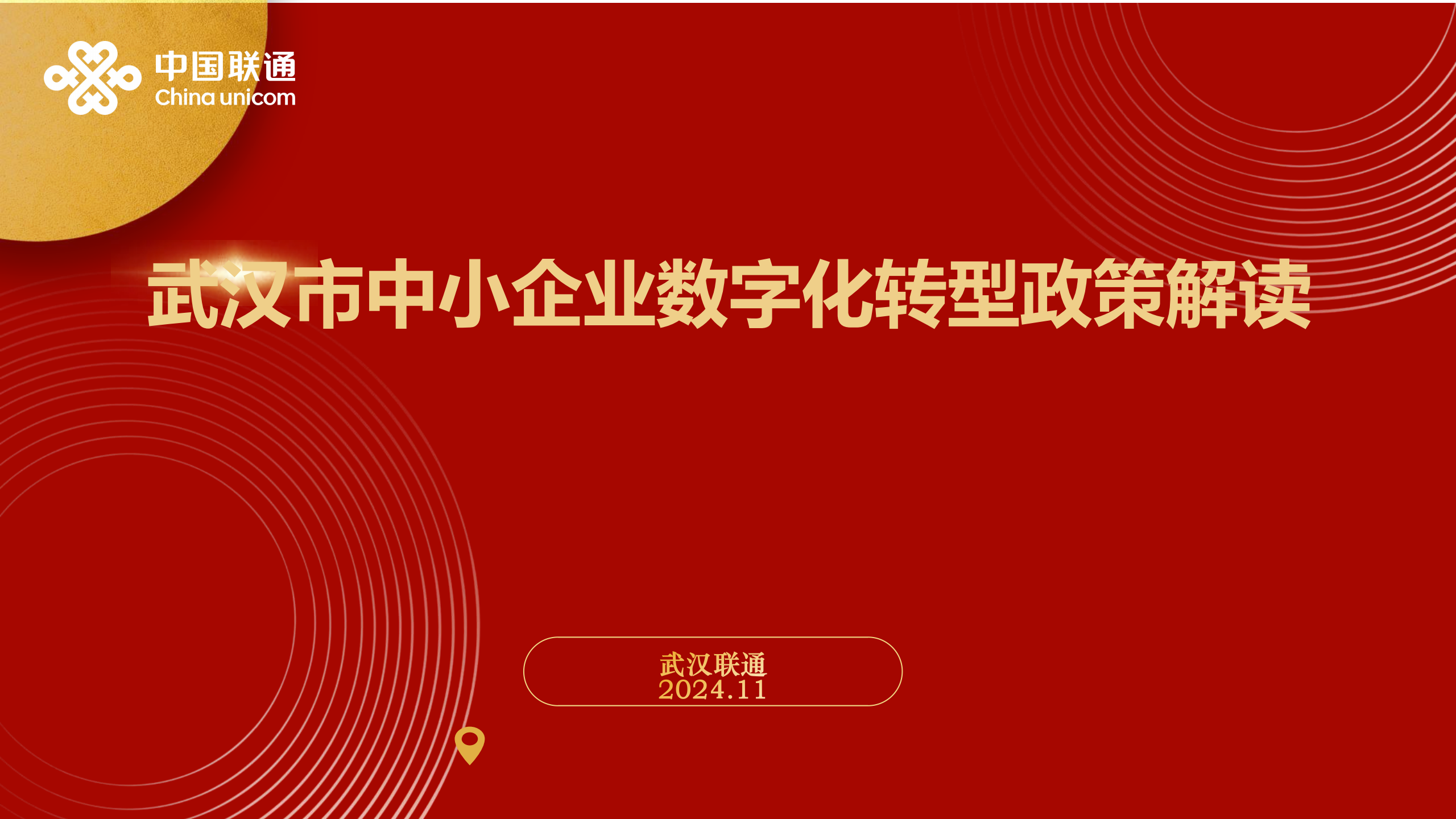 武汉市中小企业数字化转型政策解读（联通版）